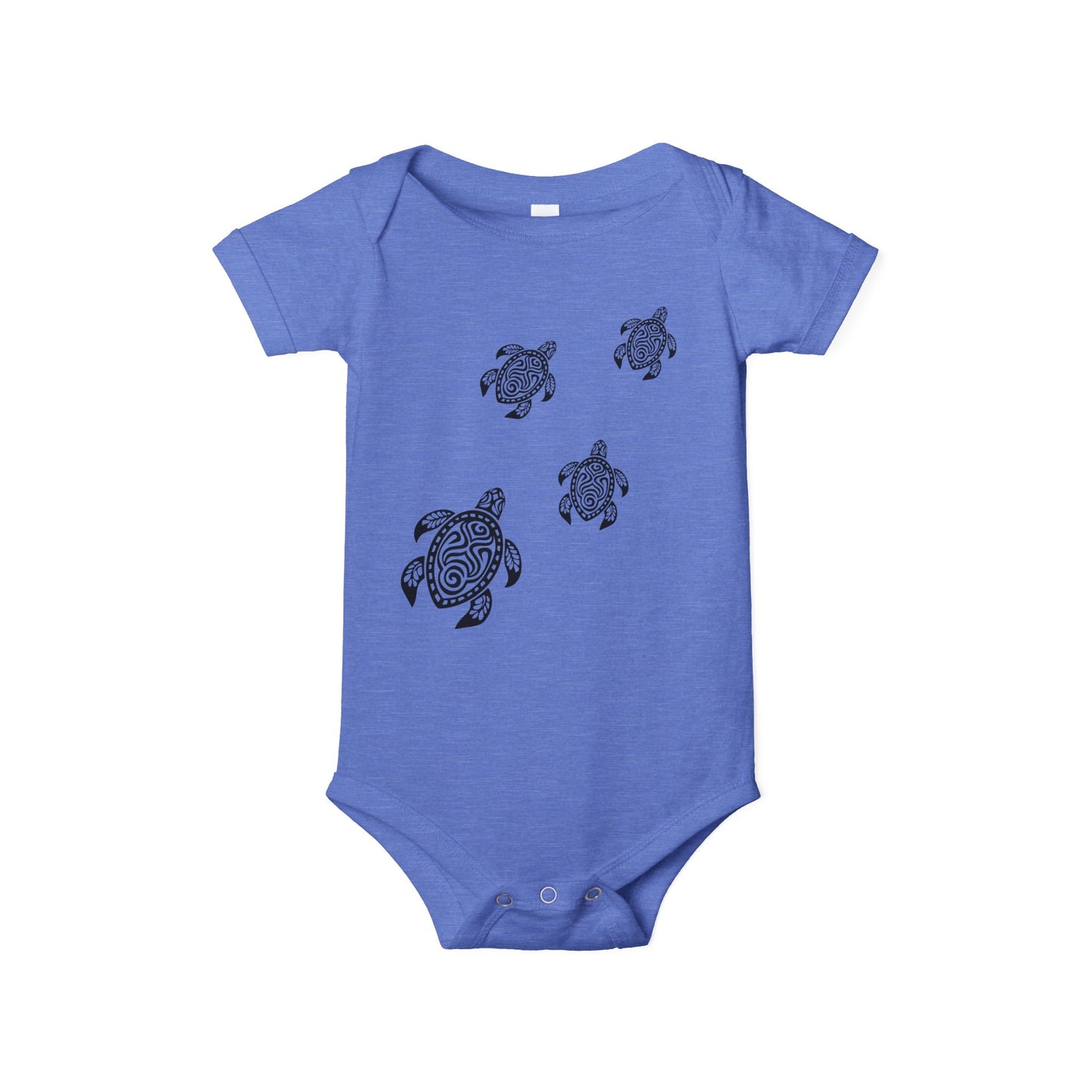 Honu (Turtle) Infant Jersey One Piece - Adorable Baby Bodysuit for Nature/Ocean Lovers