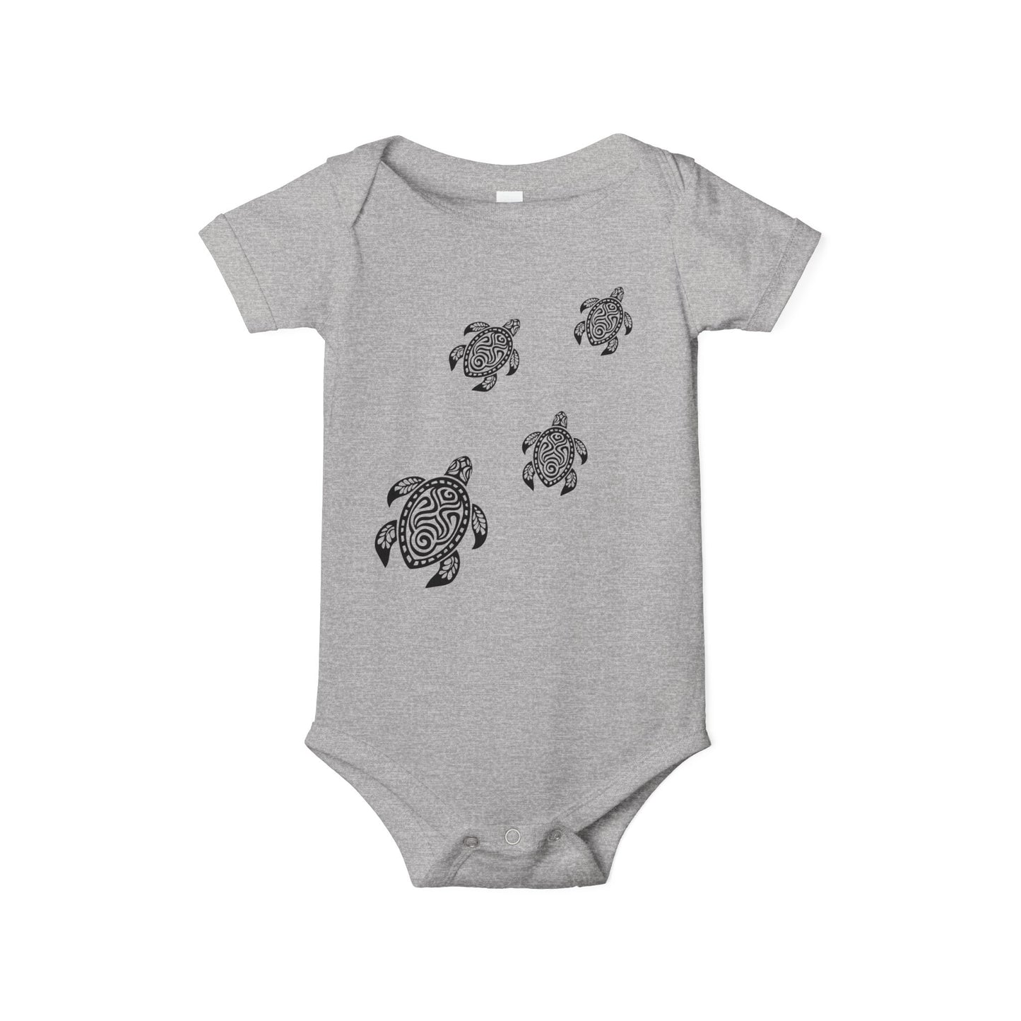 Honu (Turtle) Infant Jersey One Piece - Adorable Baby Bodysuit for Nature/Ocean Lovers