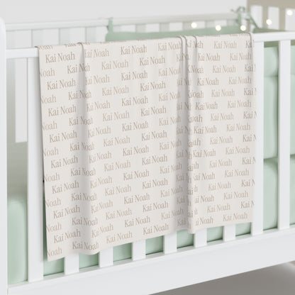 Custom Baby Name Blanket