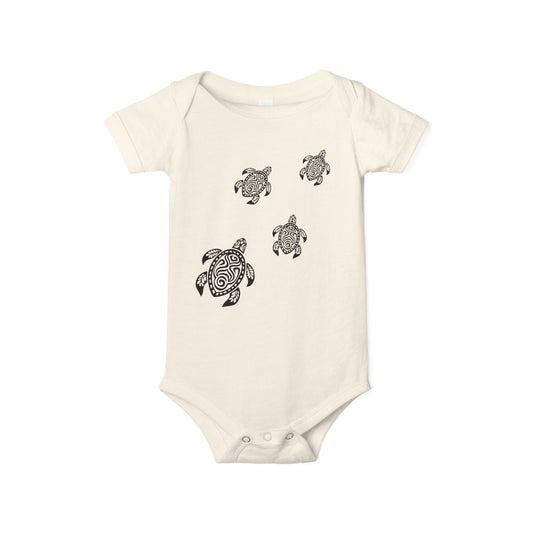 Honu (Turtle) Infant Jersey One Piece - Adorable Baby Bodysuit for Nature/Ocean Lovers