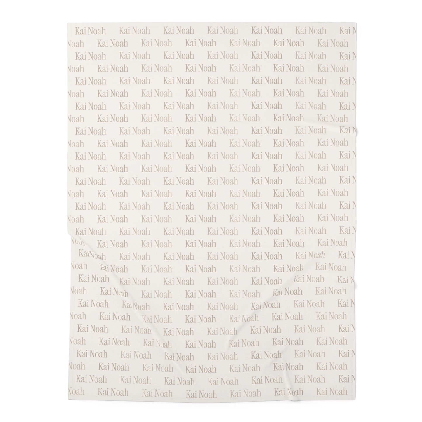 Custom Baby Name Blanket